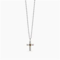 Collana Mabina Uomo Geometrico in Argento Zirconia 553818 - 553818